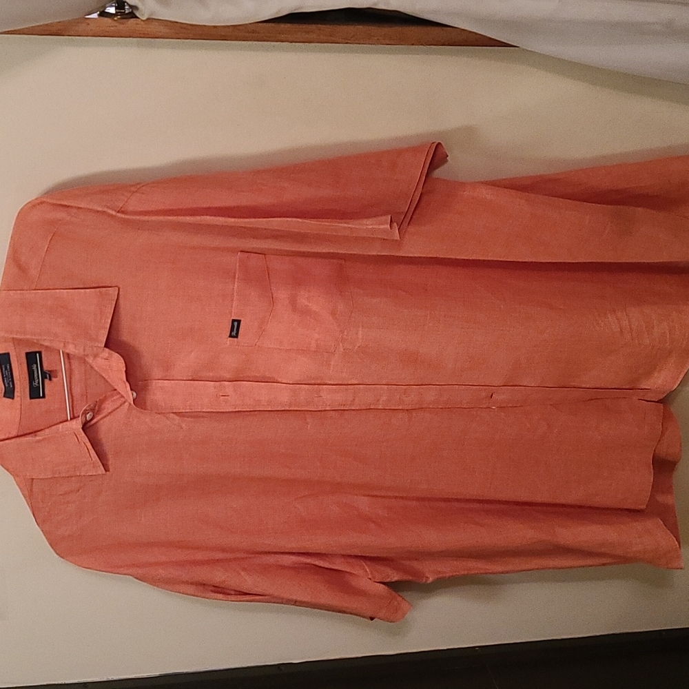 $240 Facconable Mens linen XXL Shirt
